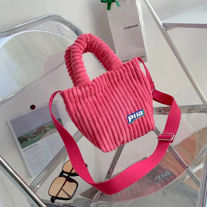Macaron Crossbody Bag Women Letter Shoulder Messenger Bag