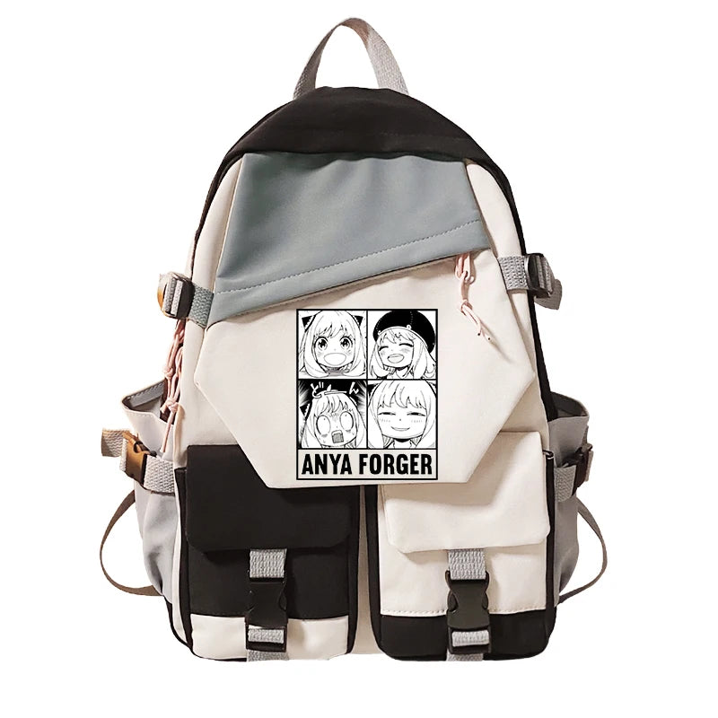 School Teenagers Girls Spy X Family Anya Heh Anime Girls Women Backpack