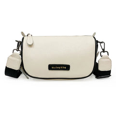 Vintage Leather Sling Crossbody Bag for Women