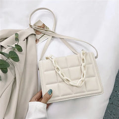 Embossed Flap Crossbody Mini Purse for Women