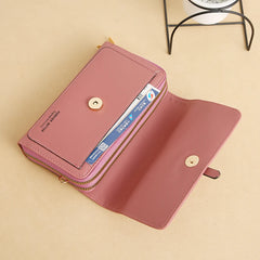 Women's Shoulder Bag with Metal Decoration