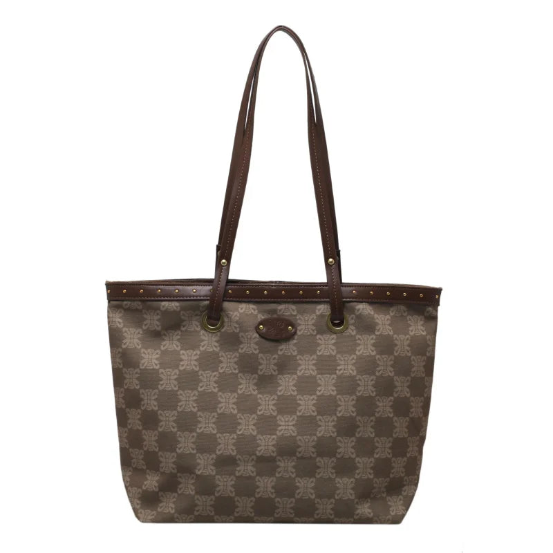 One Shoulder Bag Women's Autumn Letter Tote Bag Large Capacity Shopping Bag