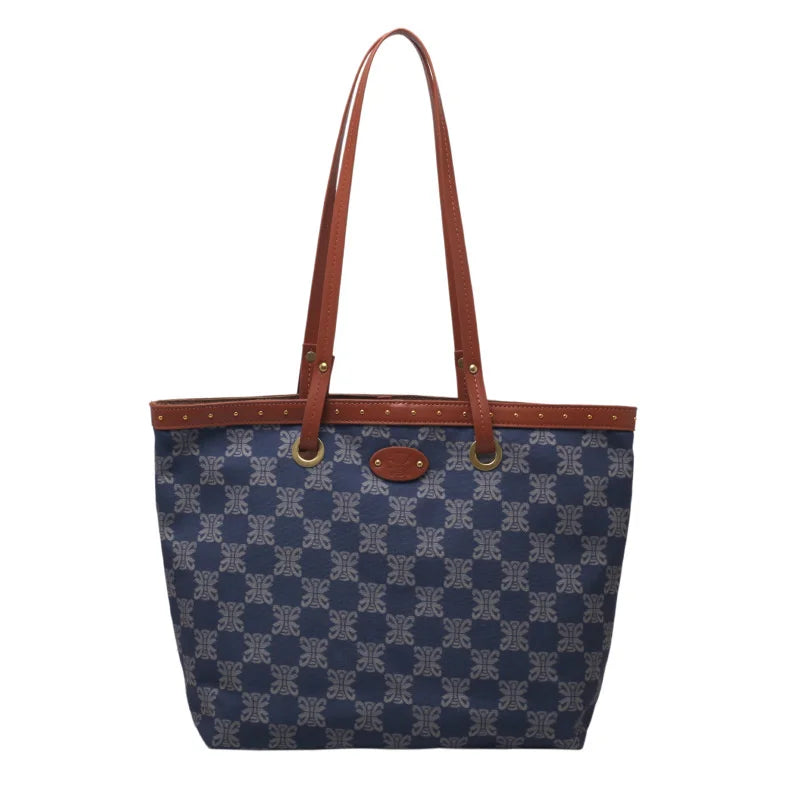 One Shoulder Bag Women's Autumn Letter Tote Bag Large Capacity Shopping Bag