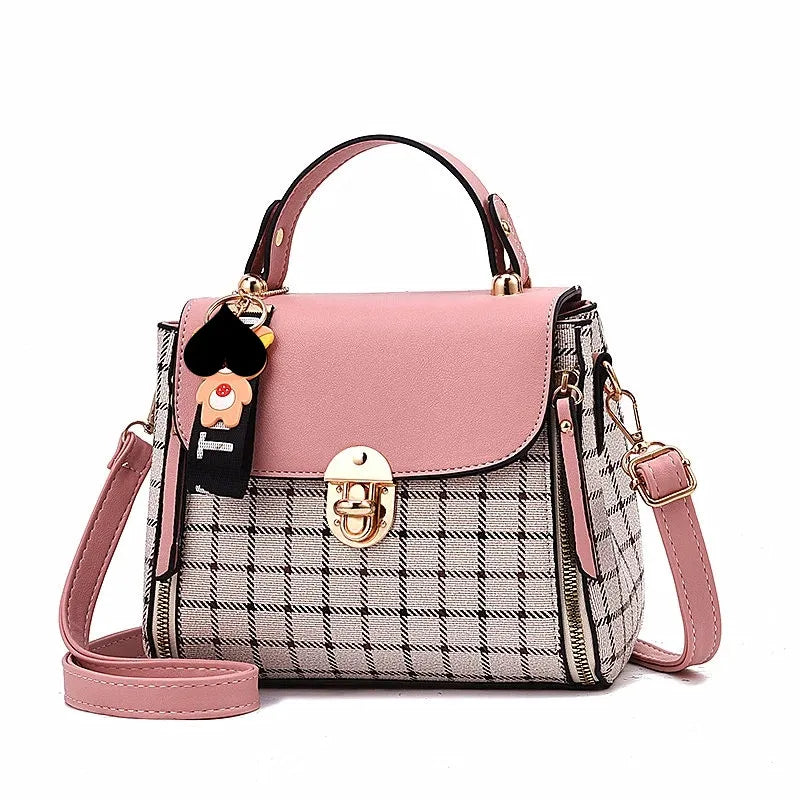 Plaid Women's Shoulder Bag Crossbody Bag Baoge Purse Handbags