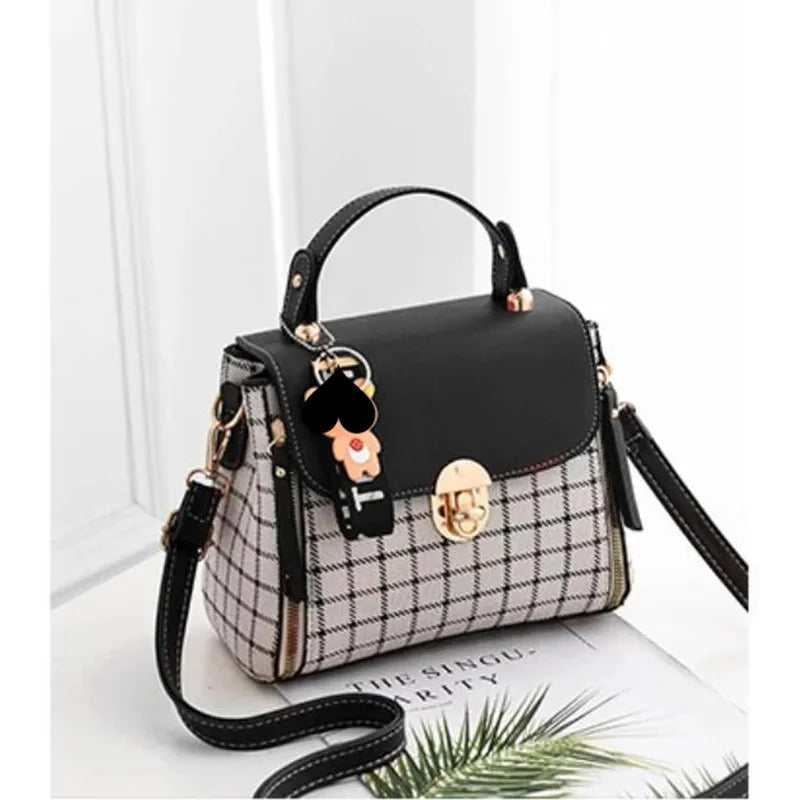 Plaid Women's Shoulder Bag Crossbody Bag Baoge Purse Handbags