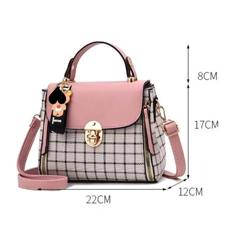 Plaid Women's Shoulder Bag Crossbody Bag Baoge Purse Handbags