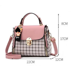 Plaid Women's Shoulder Bag Crossbody Bag Baoge Purse Handbags