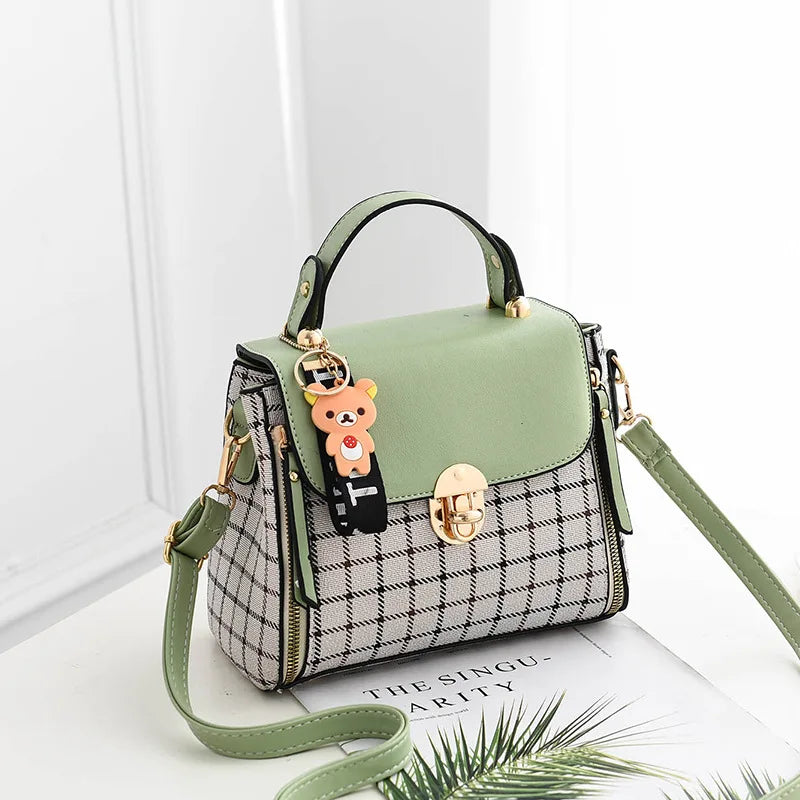 Plaid Women's Shoulder Bag Crossbody Diagonal Package Baogesmall