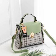 Plaid Women's Shoulder Bag Crossbody Diagonal Package Baogesmall