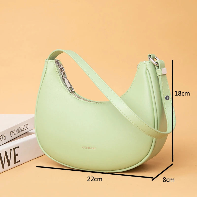 Women's Leather Hobo Vintage Shoulder Bag