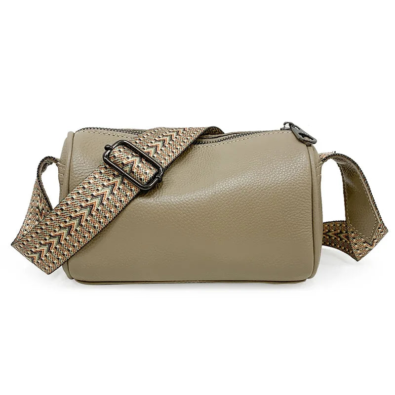 Vintage Leather Shoulder Bag for Women, Casual Tote Handbag