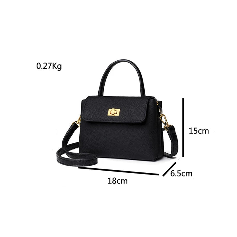 Leather Vintage Tote Lady Hand Messenger Shoulder Bag