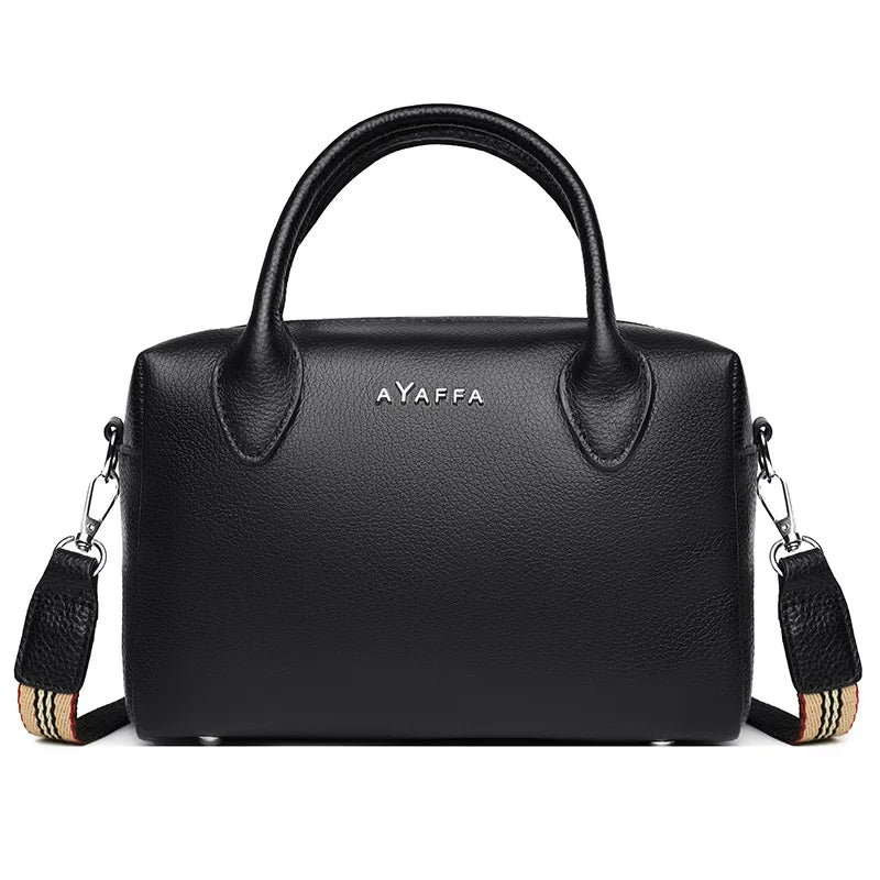 Leather Sling Handbag Vintage Girl Shoulder Bag