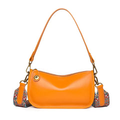 Vintage Leather Handbag Women's Casual Tote Messenger Bag