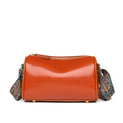 Vintage Leather Sling Shoulder Handbag for Women