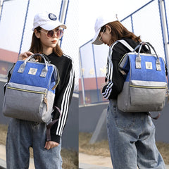 Women Oxford Backpack Female College Student Campus Japanese School Bag Girls