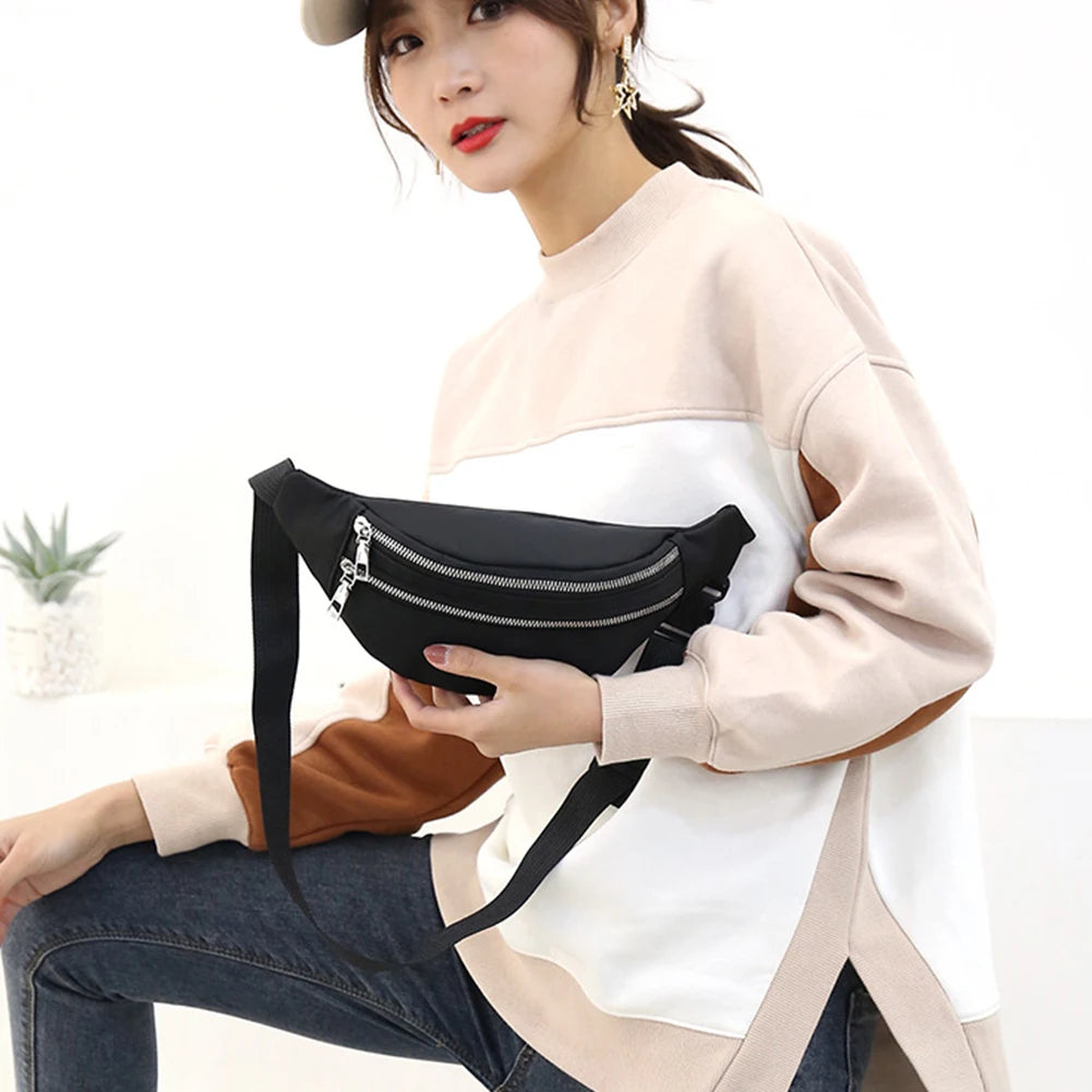 Women's Waist Bags for Outdoor Sports Bum Bag Ladies Travel Crossbody Chest Bags