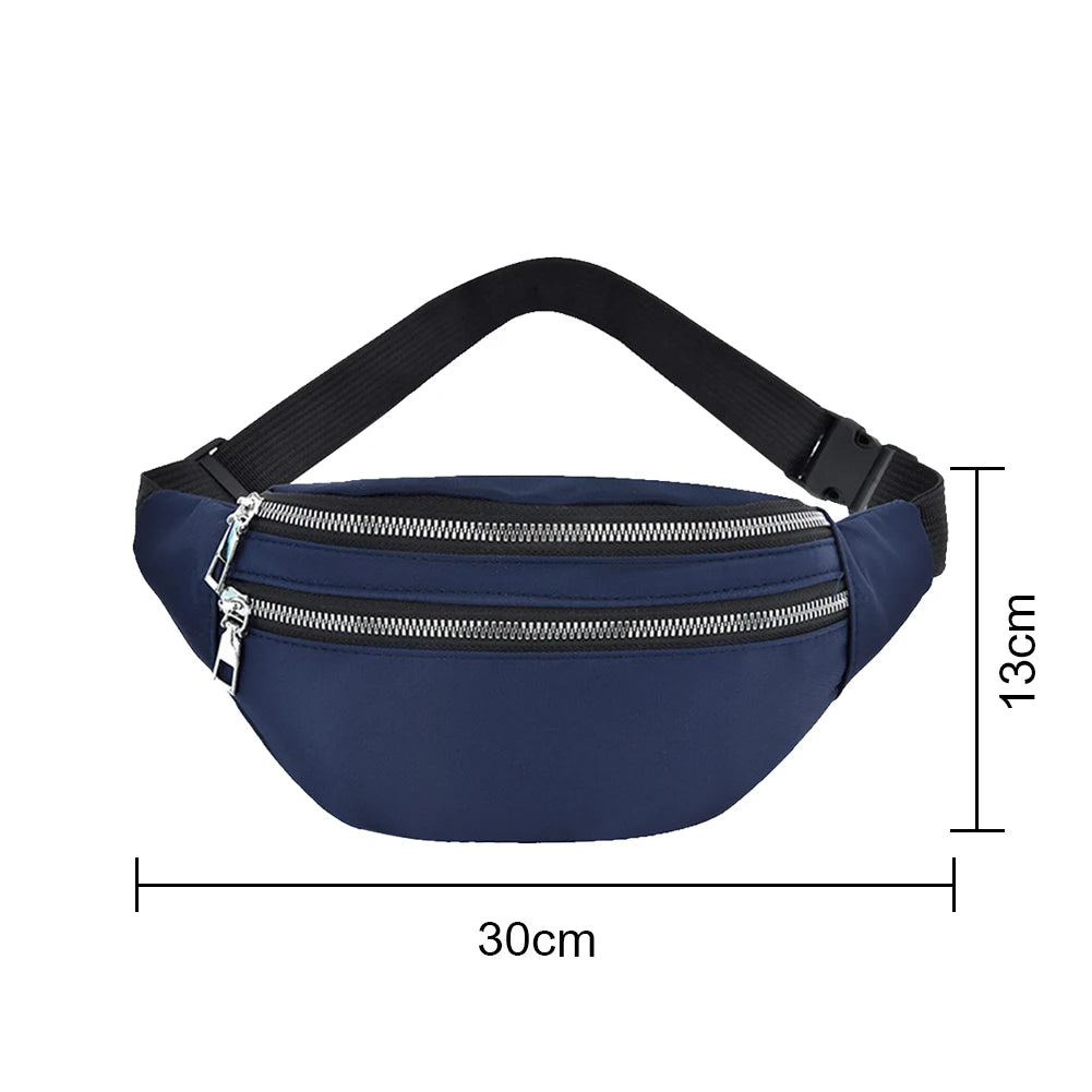 Women's Waist Bags for Outdoor Sports Bum Bag Ladies Travel Crossbody Chest Bags
