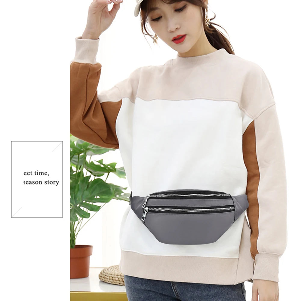 Women's Waist Bags for Outdoor Sports Bum Bag Ladies Travel Crossbody Chest Bags