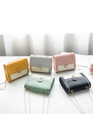 Embroidered Mini Square Shoulder Bag for Women