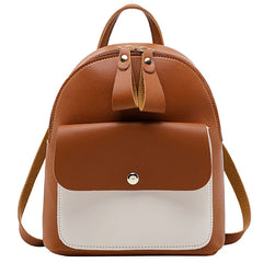 Women Double Pull Bump Small Backpack Spring Summer Diagonal Bag
