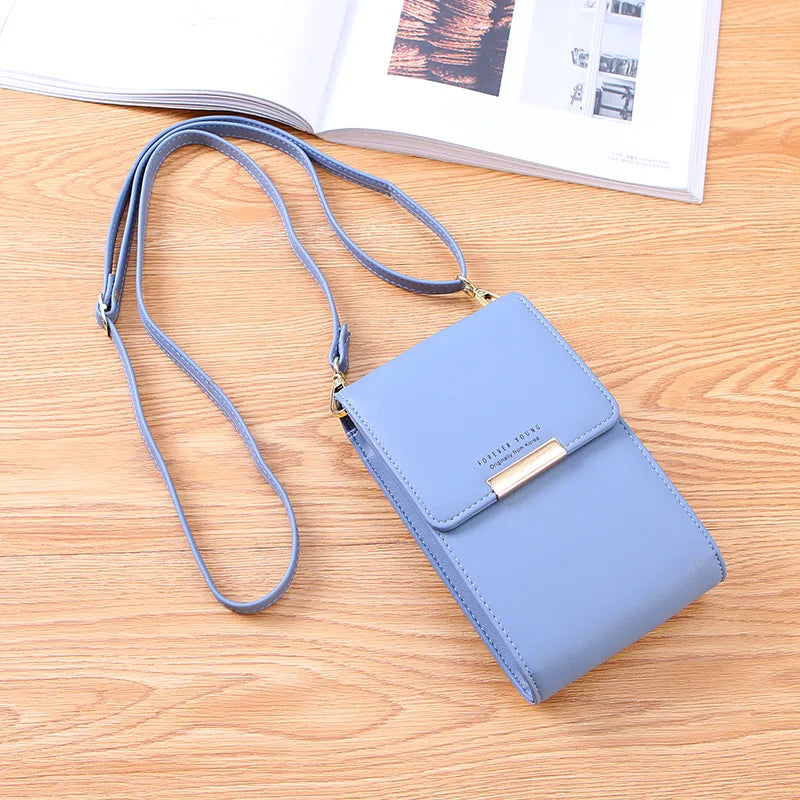 Multifunctional Crossbody Bag Women Mini PU Leather Shoulder Bag