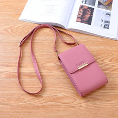Multifunctional Crossbody Bag Women Mini PU Leather Shoulder Bag