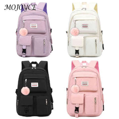Nylon Backpack Girls Student Kids Travel School Princess Rucksack Mochila