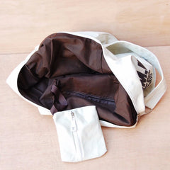 Canvas Crossbody Bag Women Irregular Handbag Large Casual Messenger Bag