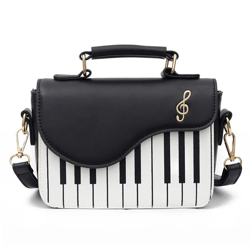 Piano Women Shoulder Bags PU Leather Messenger Bag Handbag Crossbody Bag