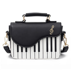 Piano Women Shoulder Bags PU Leather Messenger Bag Handbag Crossbody Bag