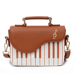 Piano Women Shoulder Bags PU Leather Messenger Bag Handbag Crossbody Bag