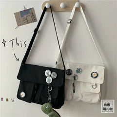 Planet Print Women Shoulder Bag Canvas Bag For Women Messenger Girls Bolso