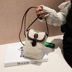 Fluffy Fur Crossbody Bag Soft Winter Handbag