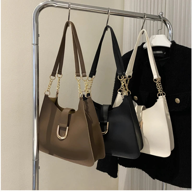 Women's PU Leather Shoulder Bag Tote Handbag