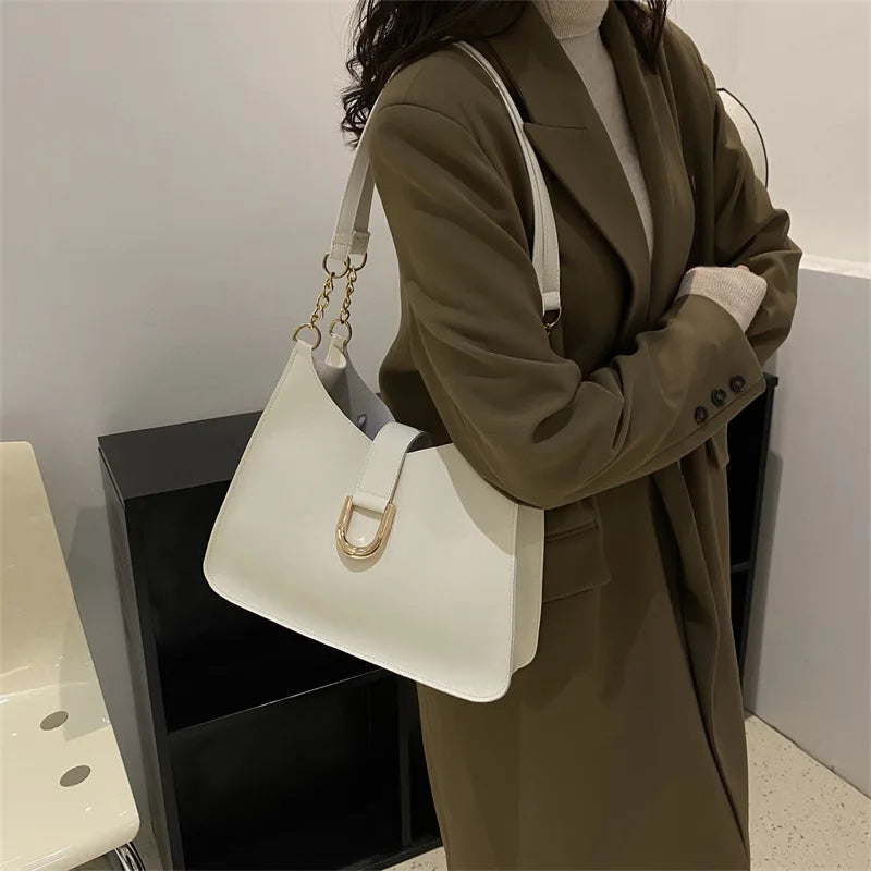 Women's PU Leather Shoulder Bag Tote Handbag