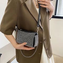 Rhinestone Shoulder Messenger Bag Women Diamond Purse Handbags