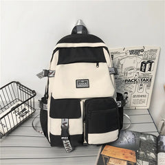 Schoolbag Student Backpack Large Capacity Boy Girl Computer Bag