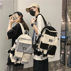 Schoolbag Student Backpack Large Capacity Boy Girl Computer Bag