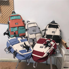Schoolbag Student Backpack Large Capacity Boy Girl Computer Bag