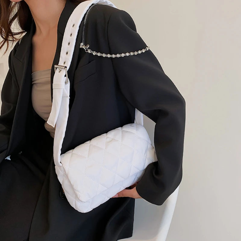 Winter Nylon Shoulder Crossbody Bag for Women
