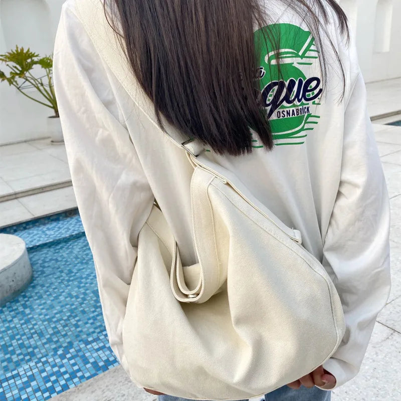 Canvas Shoulder Bag for Women Large Capacity Crossbody Bags