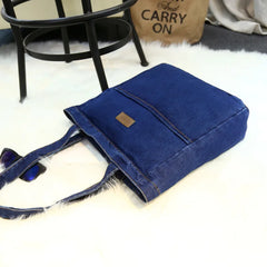 Casual Denim Shoulder Bags for Women Tote Bags Versatile Handbags