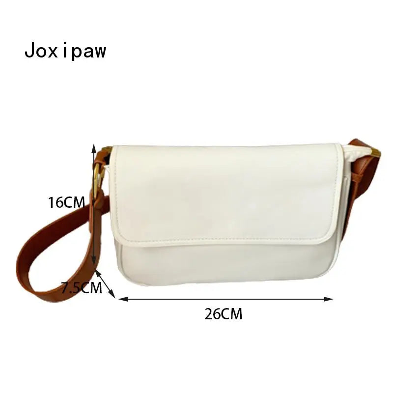 Vintage Crossbody Bag for Women Large Capacity Flap Bag