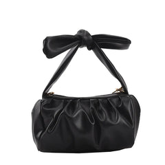 Vintage Pu Leather Zipper Shoulder Bag
