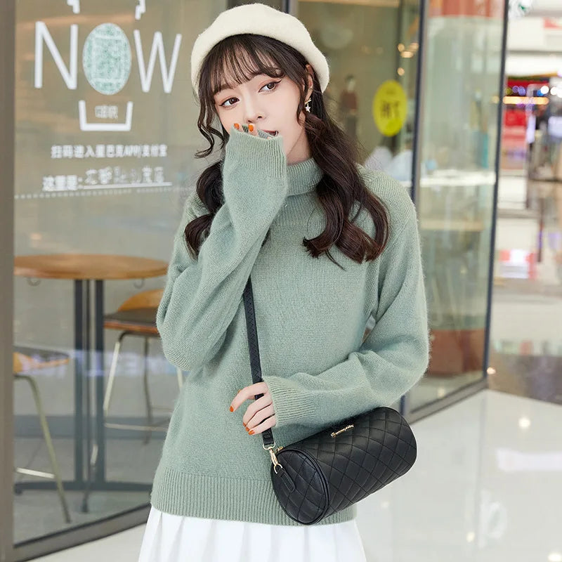 Spring Cylinder Cross-border Bag Foreign Style Handbag Female