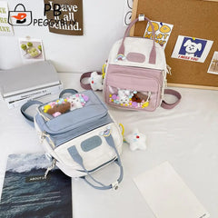 Japanese Nylon Backpack Girl Travel Totes Shoulder Bags