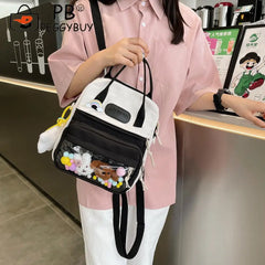 Japanese Nylon Backpack Girl Travel Totes Shoulder Bags