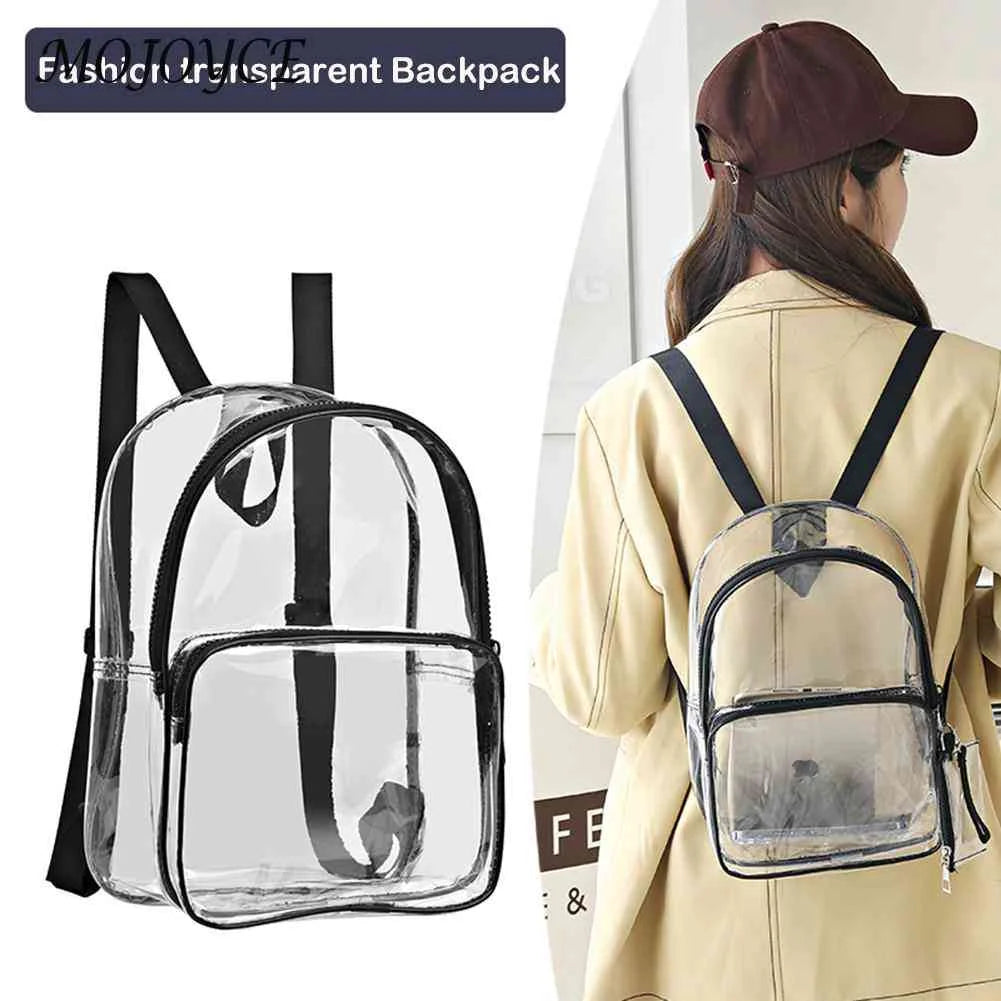 Solid Backpack Men Women Travel Bag High Capacity Student Zipper