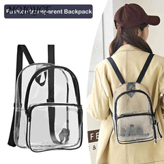 Solid Backpack Men Women Travel Bag High Capacity Student Zipper